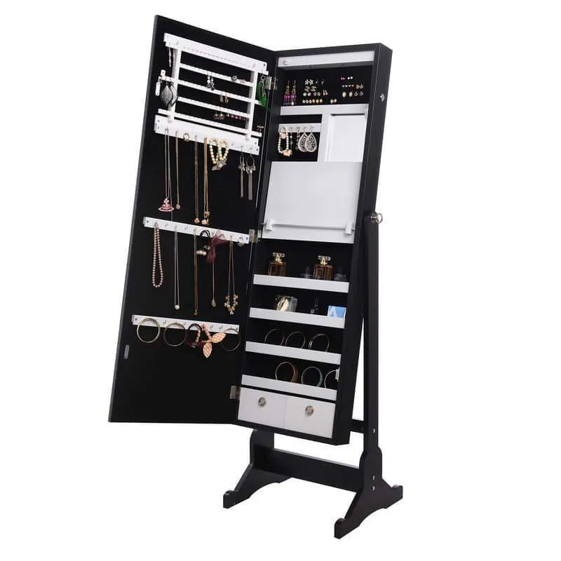 Sparkle Cheval Mirror Jewelry Armoire