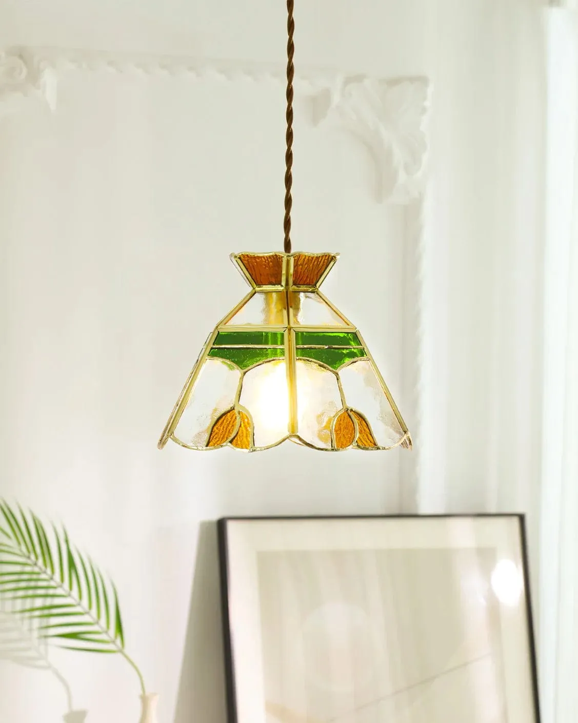 Stained Glass Pendant Lamp