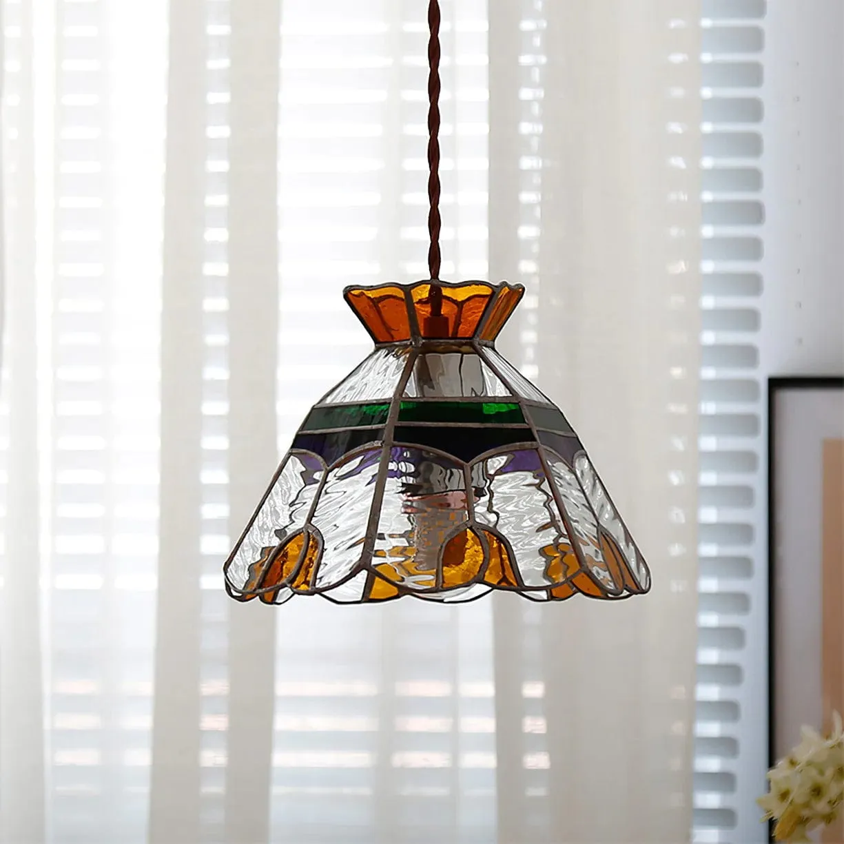 Stained Glass Pendant Lamp