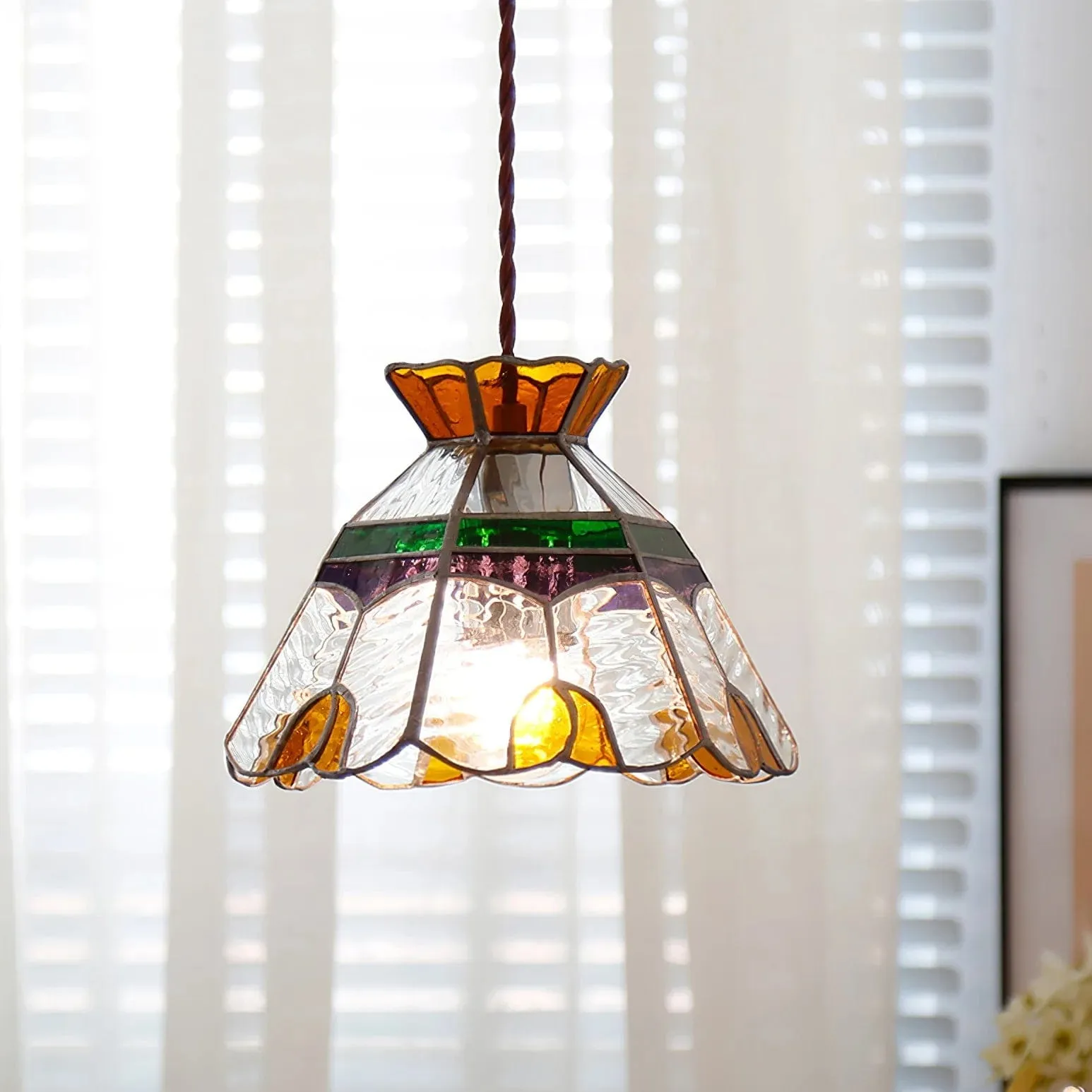 Stained Glass Pendant Lamp