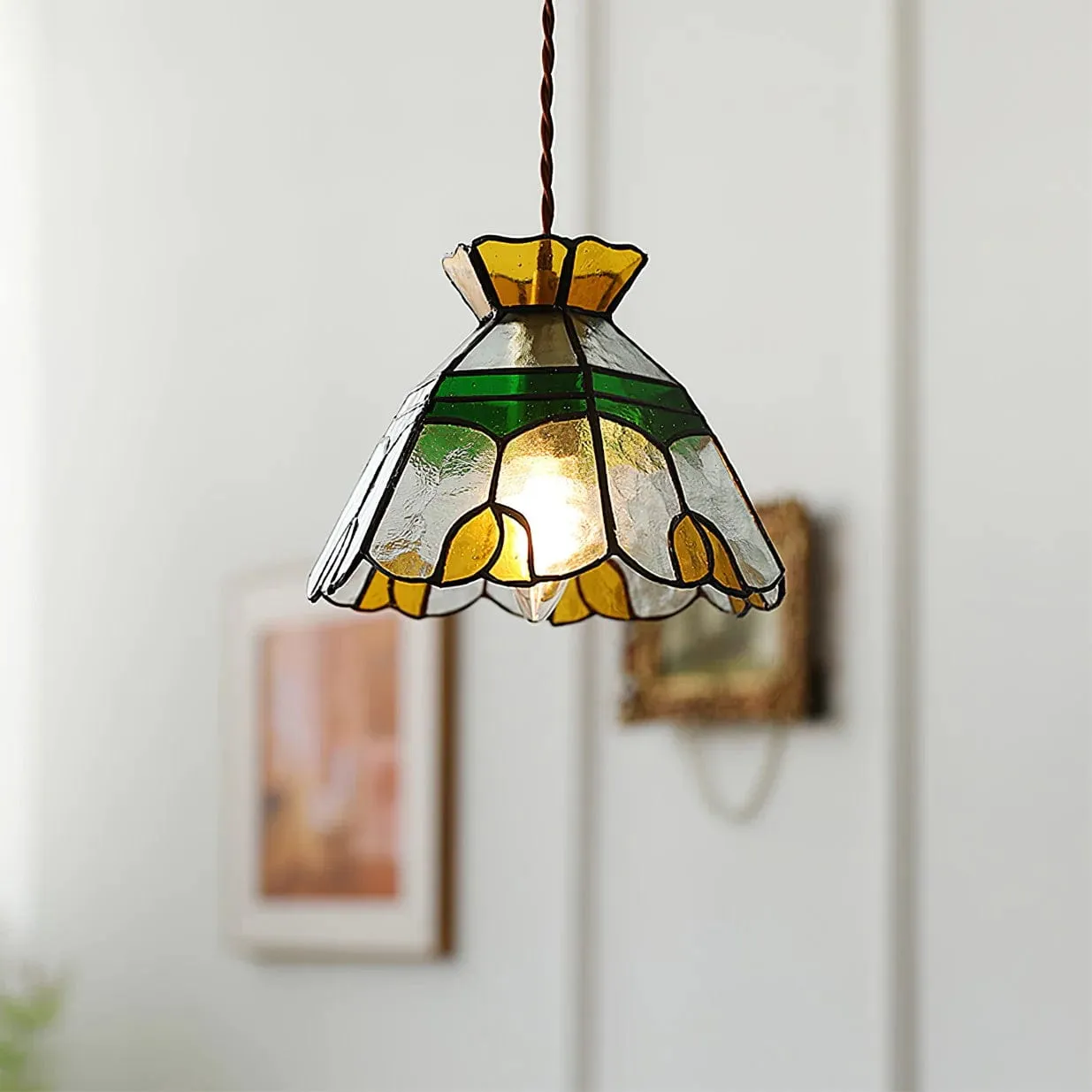 Stained Glass Pendant Lamp