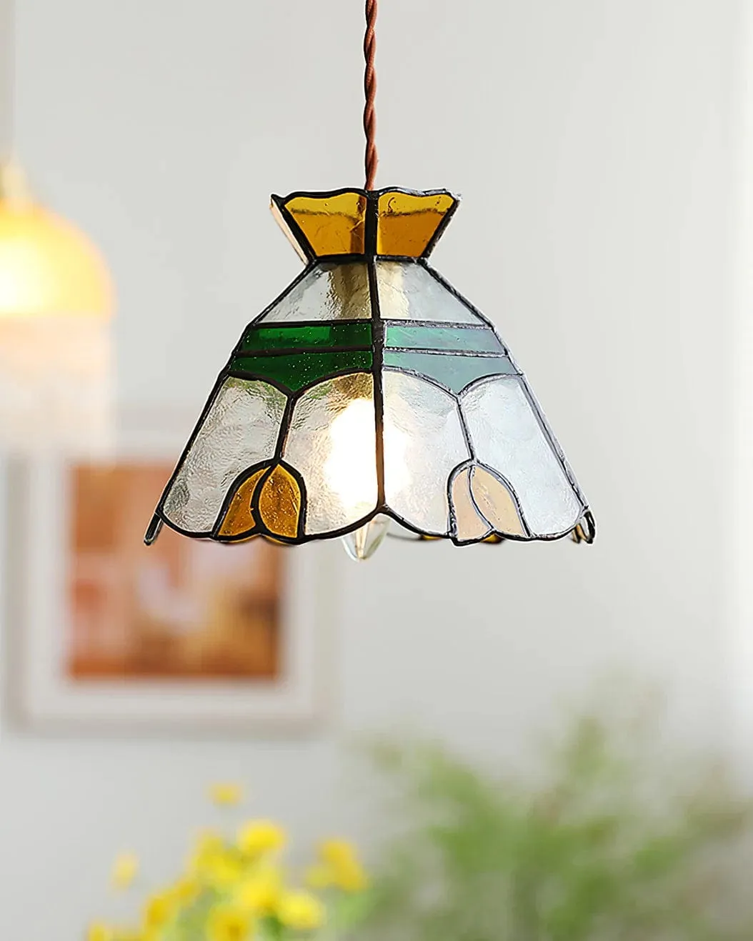 Stained Glass Pendant Lamp