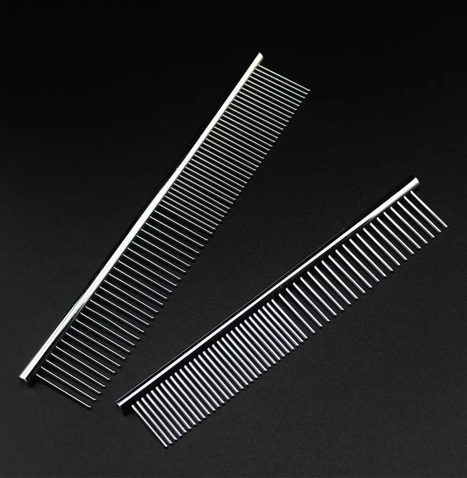 Stainless Steel Long Hair Dog Comb