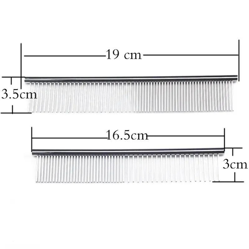 Stainless Steel Long Hair Dog Comb