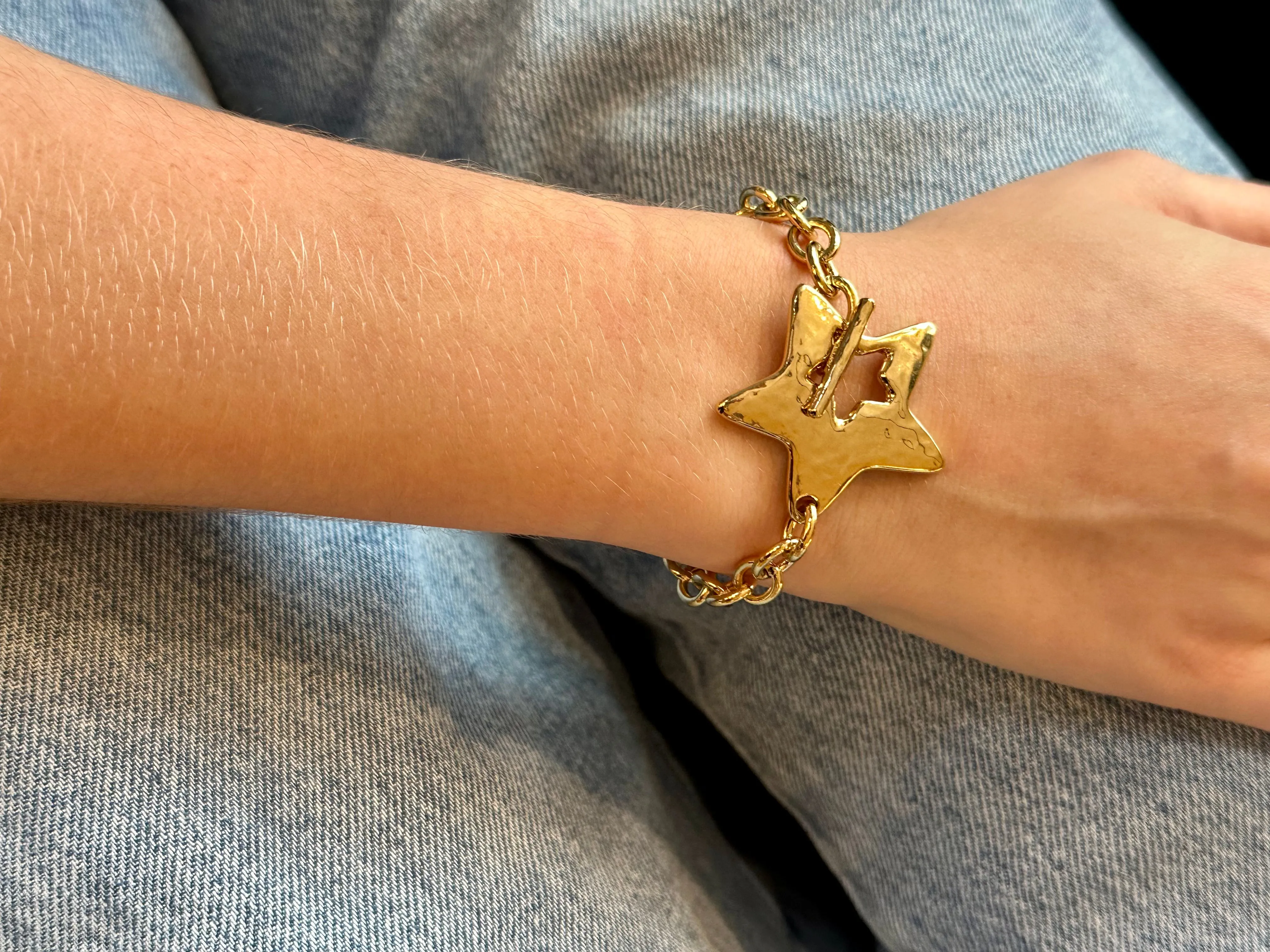 'Star in Front' Bracelet - Gold