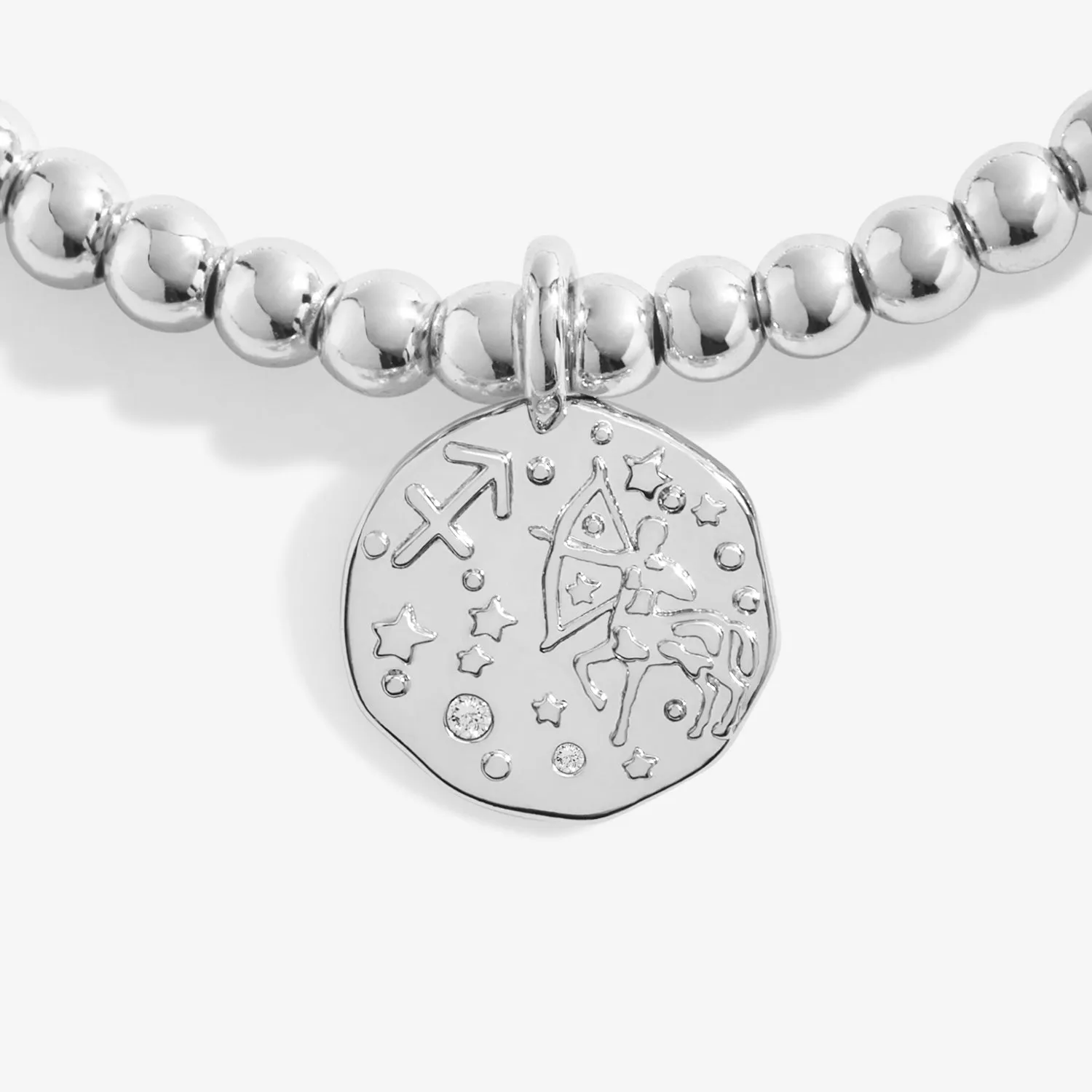 Star Sign A Little Sagittarius Silver Plated Bracelet 7440