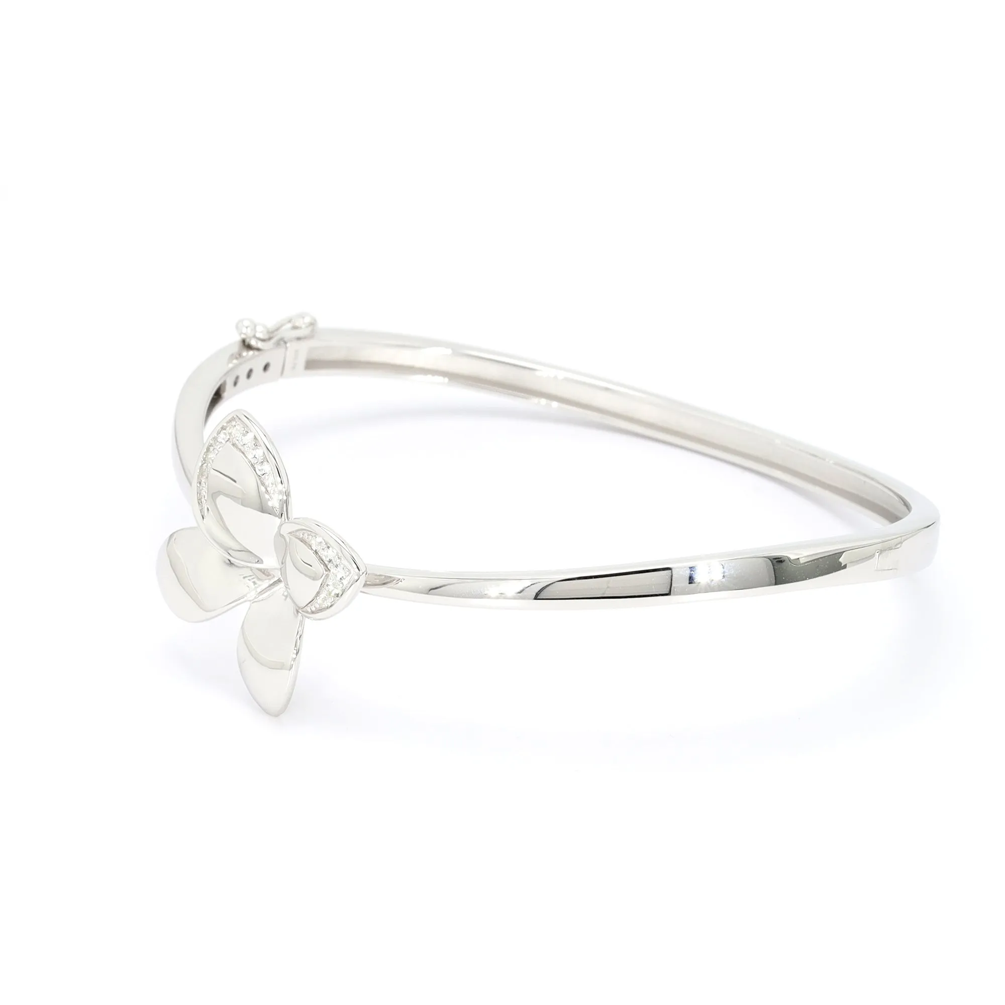 Sterling Silver Flower Bracelet