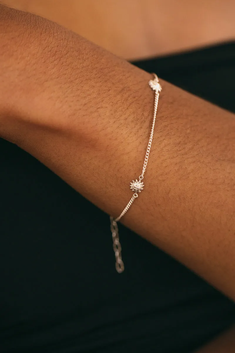 Sun Rays Bracelet Silver