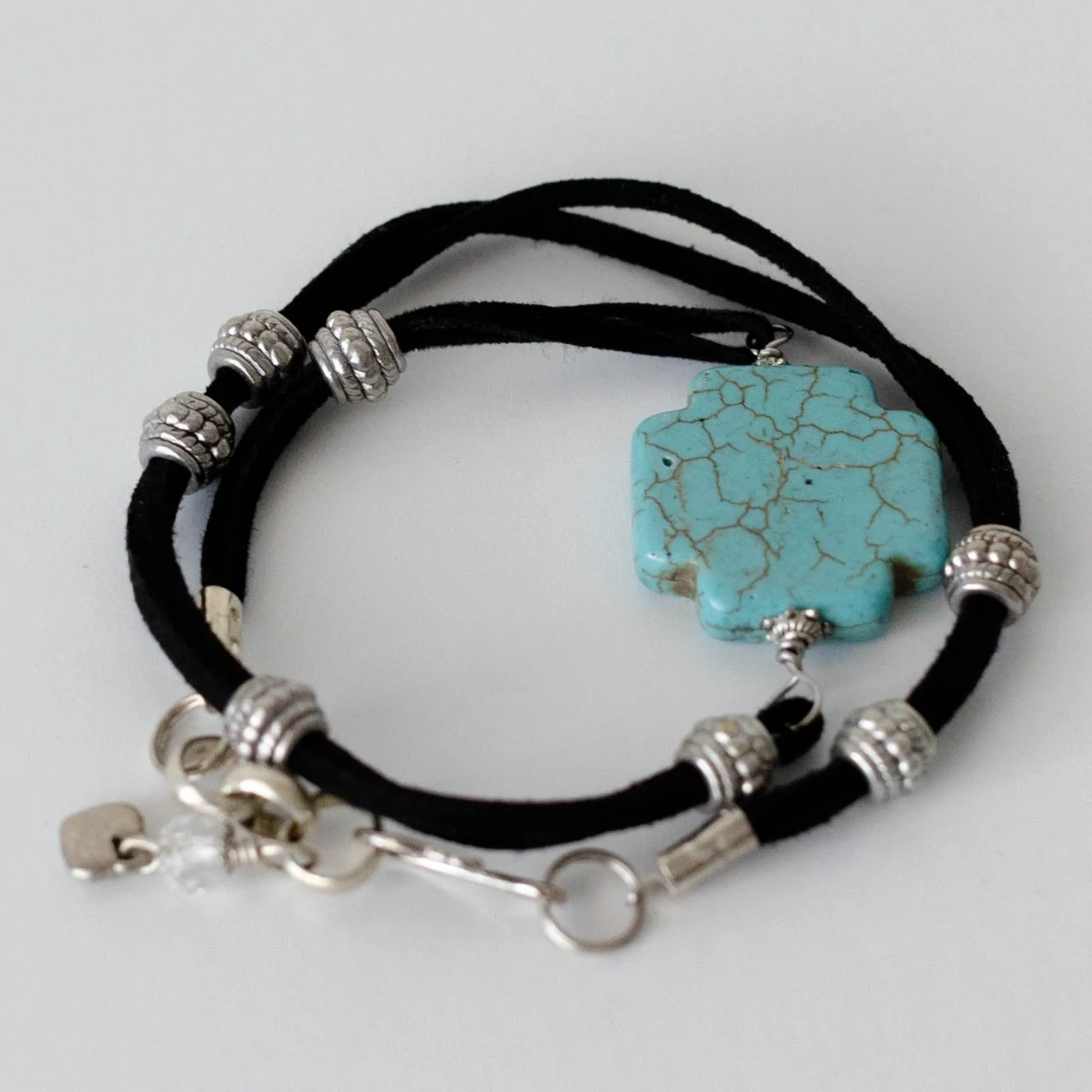 SwaziMUD™ Cross Double Wrap Bracelet