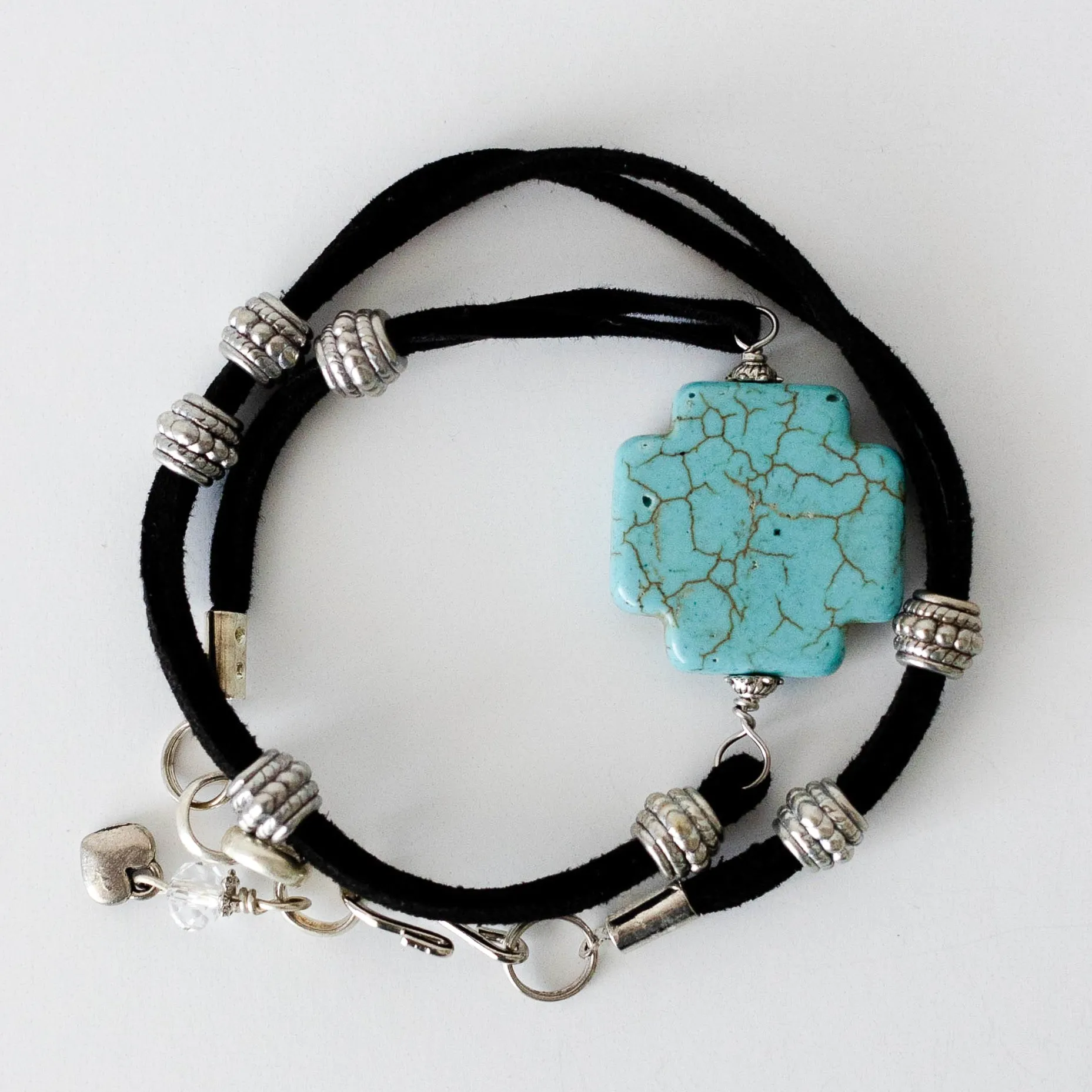 SwaziMUD™ Cross Double Wrap Bracelet