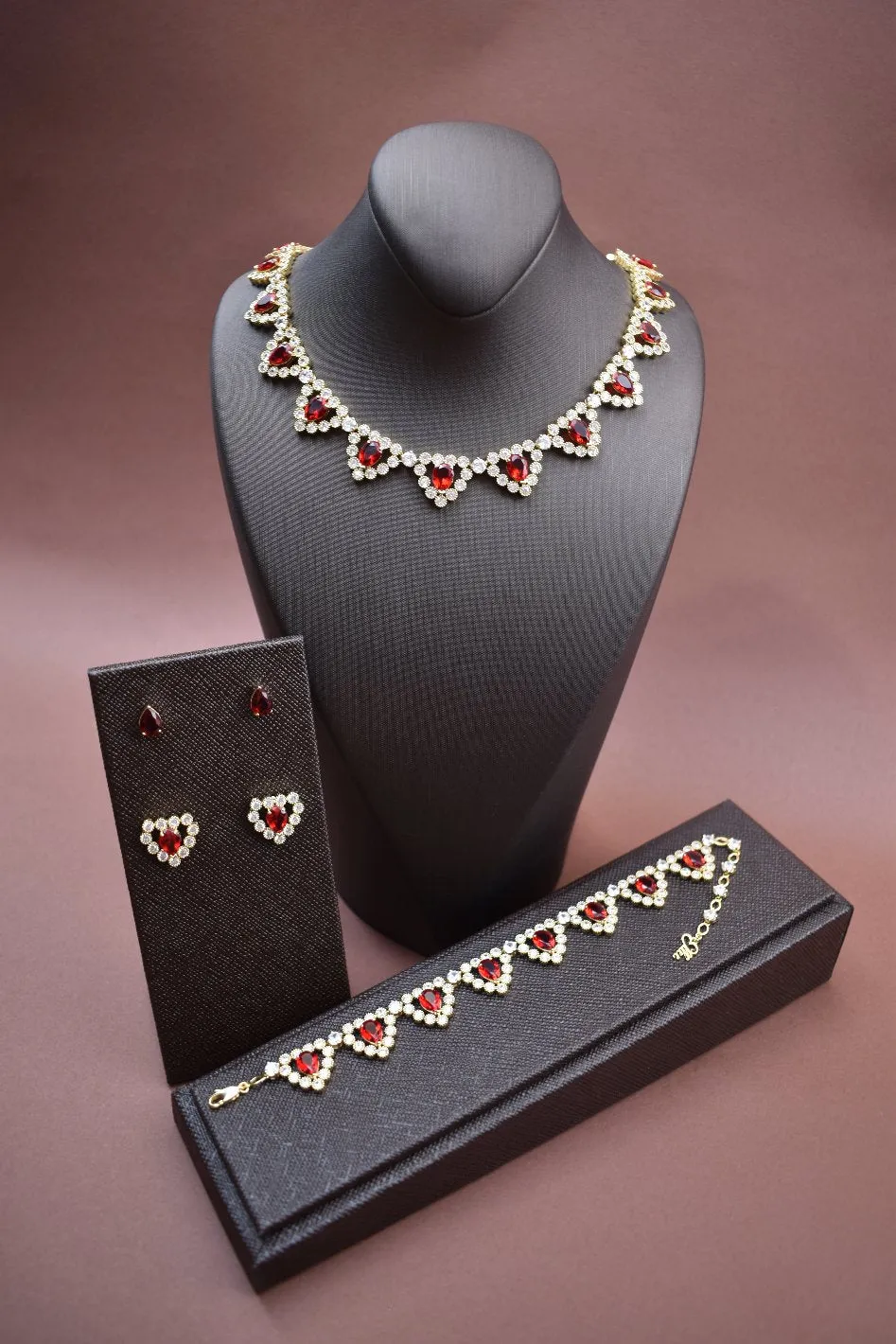 SWEETHEART Simulated Diamond Jewelry Set