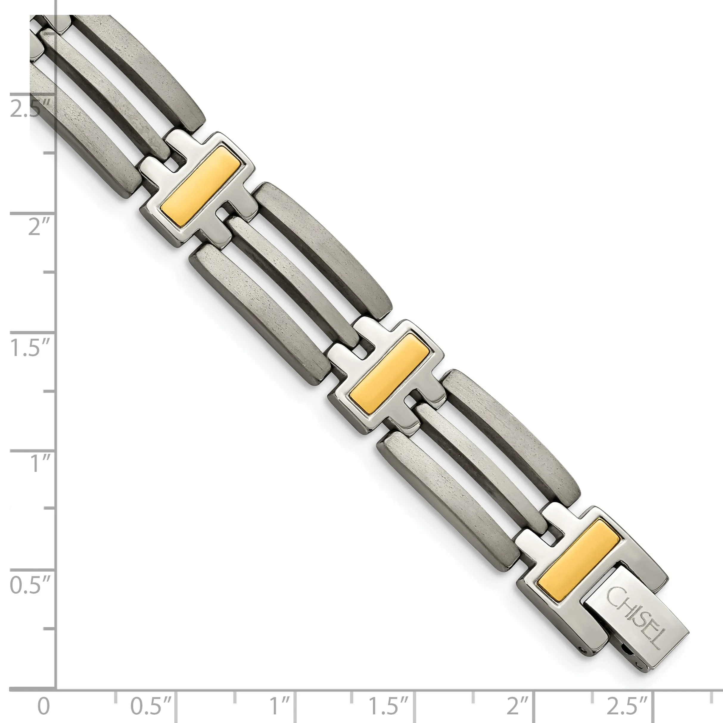 Titanium 24k Gold Plating Hypoallergenic Bracelet