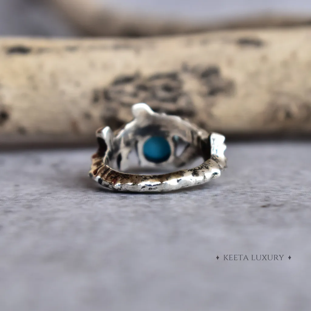 Twilight Twig - Turquoise Ring