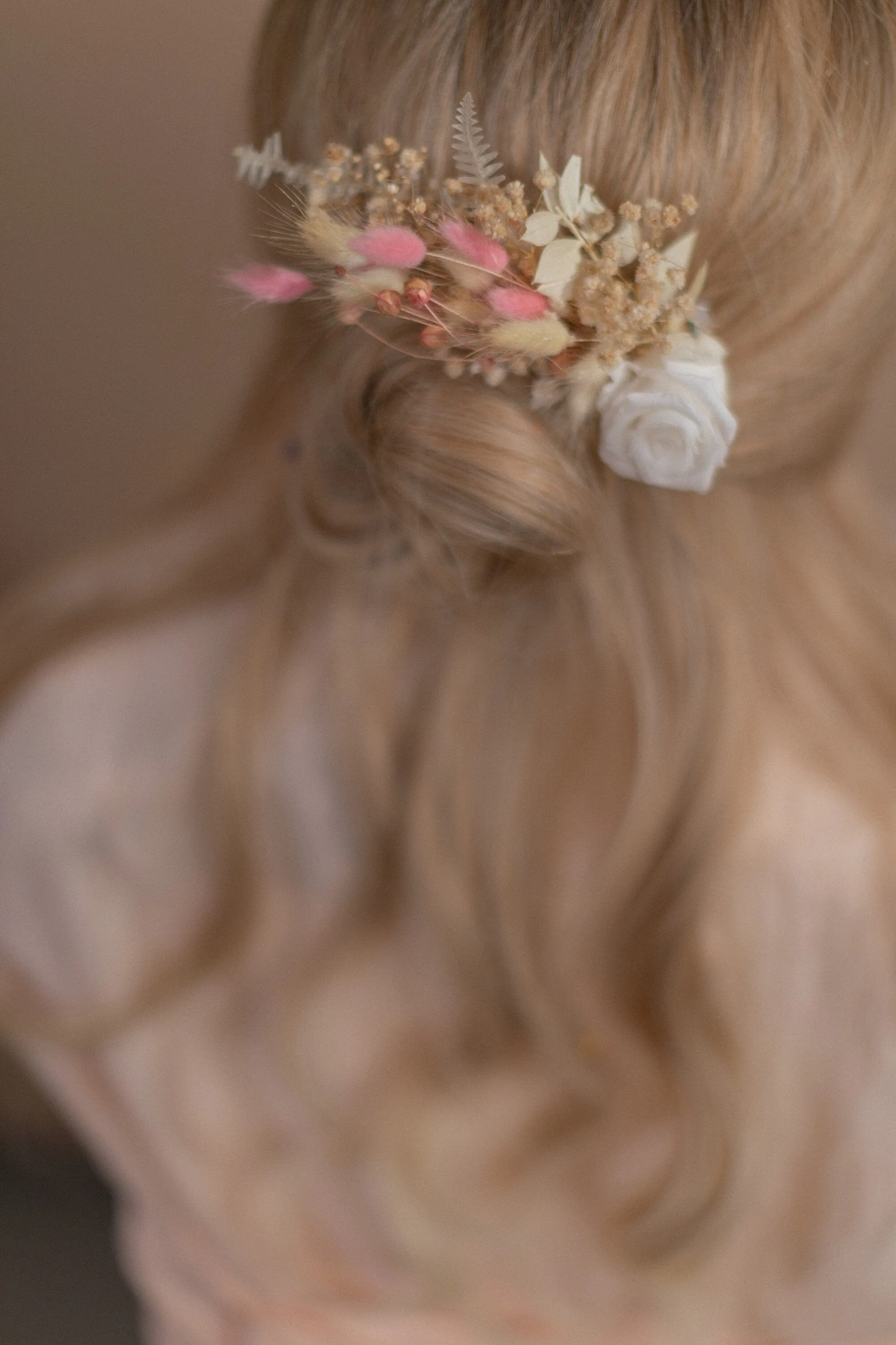 Wildflower Pastel Bridal Comb / Wedding Hair Accessory