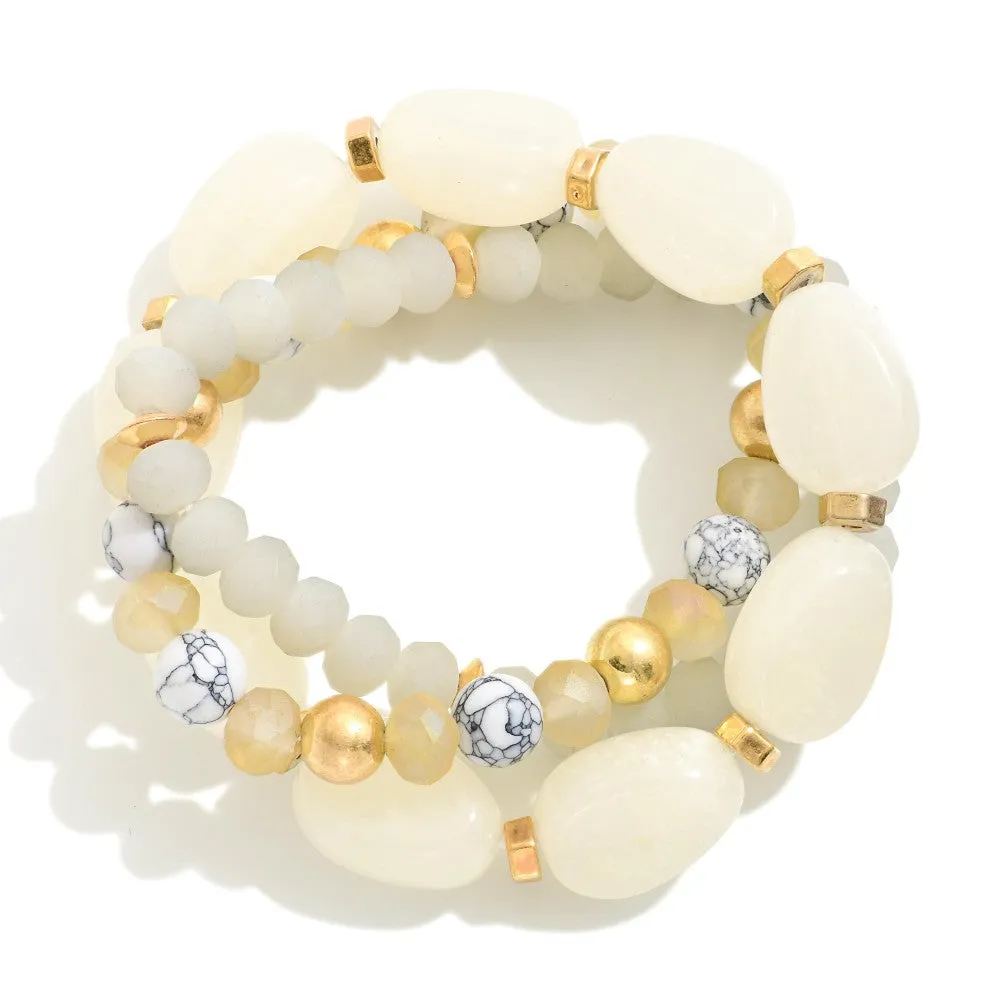 Wish Chunky Beaded Stretch Bracelets