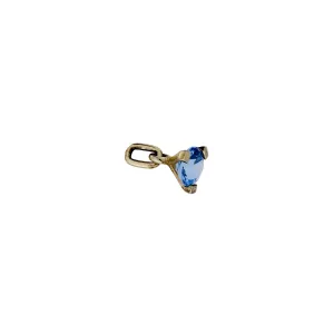 Yellow Gold Vermeil Topaz Charm